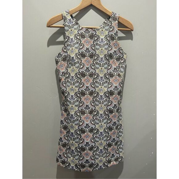 Zara TRF Floral Jacquard Dress - Picture 2 of 8